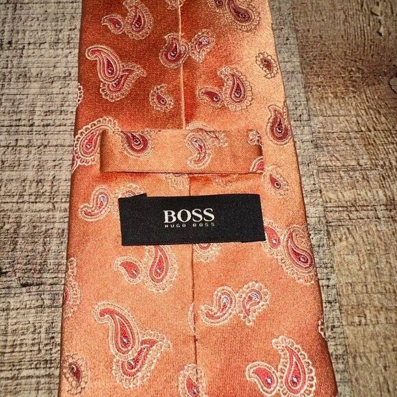 Hugo Boss Paisley Silk Tie - Picture 4 of 8
